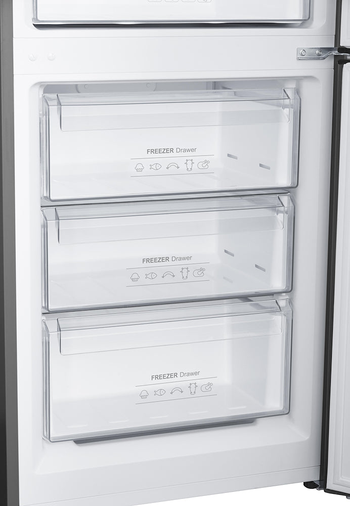 Frigo Combinato SEKOM SHCB350NM2XE1 – 293 L, No Frost, Classe E, Design Inox