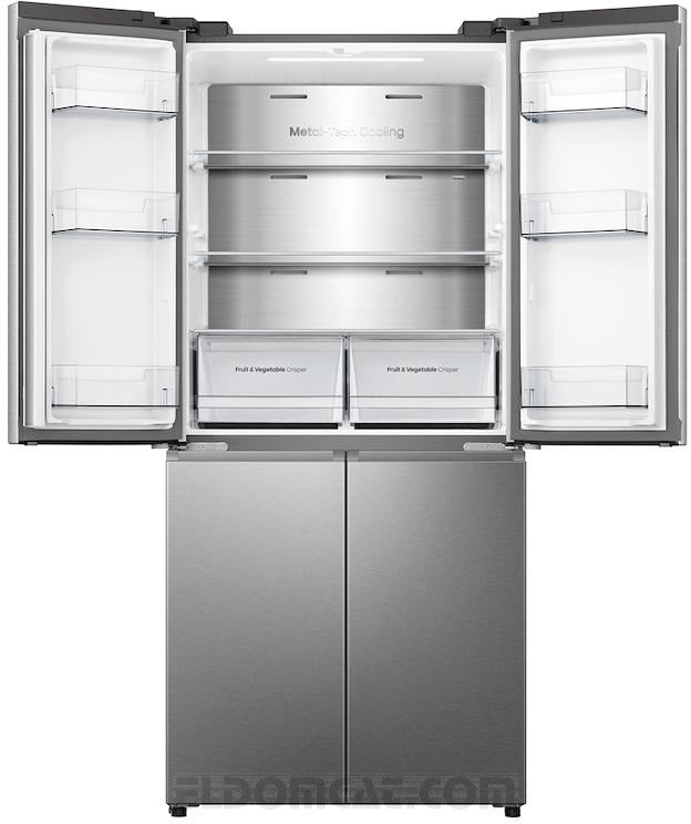 Frigorifero 4 Porte Hisense RQ5P470SAIE – 483 L, Total No Frost, Classe E