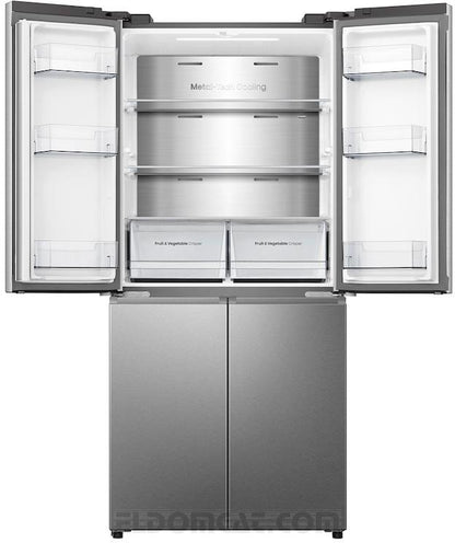 Frigorifero 4 Porte Hisense RQ5P470SAIE – 483 L, Total No Frost, Classe E