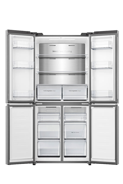 Frigorifero 4 Porte Hisense RQ5P470SAIE – 483 L, Total No Frost, Classe E