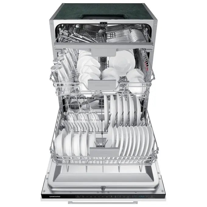 Samsung DW60CG530B00ET – Lavastoviglie A Scomparsa Totale (14 Coperti) con Auto Door Open e Funzione Aqua-Stop, Classe D