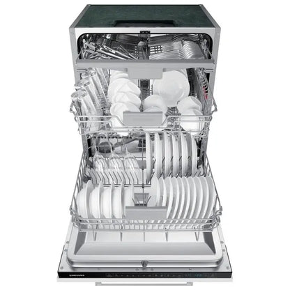 Samsung DW60CG530B00ET – Lavastoviglie A Scomparsa Totale (14 Coperti) con Auto Door Open e Funzione Aqua-Stop, Classe D